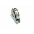 Zinc-plated groove sliding door wheels with external bracket